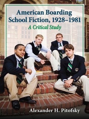 cover image of American Boarding School Fiction, 1928-1981